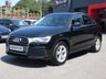 USED 2017 17 AUDI Q3 1.4 TFSI CoD Sport 5d 150 S/S LOW MILEAGE, GOOD SERVICE HISTORY, SAT NAV, DAB RADIO, BLUETOOTH PHONE & MUSIC, AUDI MUSIC INTERFACE, REAR ACCOUSTIC PARKING SENSORS, MANUAL 6 SPEED, 17 INCH 5 ARM ALLOY WHEELS, ROOF RAILS, CLOTH INTERIOR, SPORT SEATS WITH ELECTRIC LUMBAR SUPPORT, RAIN & LIGHT SENSORS, AUTO HOLD, LEATHER MULTIFUNCTION STEERING WHEEL, DRIVE SELECT, DUAL CLIMATE A/C, FRONT CENTRE ARM REST, CD & SD CARD READERS, ELECTRIC HEATED MIRRORS, ELECTRIC WINDOWS, TYRE PRESSURE MONITOR, ISO FIX, SPACE SAVER SPARE WHEEL