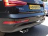 USED 2017 17 AUDI Q3 1.4 TFSI CoD Sport 5d 150 S/S LOW MILEAGE, GOOD SERVICE HISTORY, SAT NAV, DAB RADIO, BLUETOOTH PHONE & MUSIC, AUDI MUSIC INTERFACE, REAR ACCOUSTIC PARKING SENSORS, MANUAL 6 SPEED, 17 INCH 5 ARM ALLOY WHEELS, ROOF RAILS, CLOTH INTERIOR, SPORT SEATS WITH ELECTRIC LUMBAR SUPPORT, RAIN & LIGHT SENSORS, AUTO HOLD, LEATHER MULTIFUNCTION STEERING WHEEL, DRIVE SELECT, DUAL CLIMATE A/C, FRONT CENTRE ARM REST, CD & SD CARD READERS, ELECTRIC HEATED MIRRORS, ELECTRIC WINDOWS, TYRE PRESSURE MONITOR, ISO FIX, SPACE SAVER SPARE WHEEL