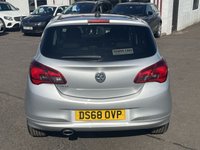 USED 2018 68 VAUXHALL CORSA 1.4i ecoTEC SRi VX Line Nav Black Hatchback 5dr Petrol Manual Euro 6 (90 ps) 