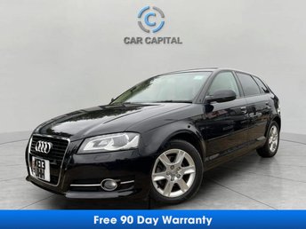 2013 AUDI A3 1.4 TFSI Sport Sportback S Tronic Euro 5 (s/s) 5dr &pound;7950.00