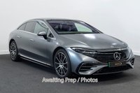 USED 2022 22 MERCEDES-BENZ EQS EQS 450+ 108.4kWh AMG Line (Premium) Saloon 5dr Electric Auto (333 ps) Selenite grey magno paint, Pan roof, 4 zone Climate control, Burmeister sound system, 360 Camera with front and rear parking sensors, Touchscreen media system, Apple Carplay/Android auto, Height adjustable air suspension, 21" Alloys, Active rear axle steering, Ambient lighting