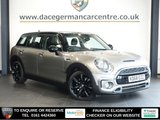 USED 2019 68 MINI CLUBMAN 2.0 Cooper S Exclusive Estate 6dr Petrol Steptronic Euro 6 (s/s) (192 ps) LOW MILEAGE GEM, COMES WITH A FULL MINI / BMW MAIN DEALER SERVICE HISTORY + SATELLITE NAVIGATION + DAB DIGITAL RADIO + BLUETOOTH CONNECTIVITY + APPS CONTROL + LEATHER MULTI-FUNCTIONAL STEERING WHEEL + CRUISE CONTROL + AUTOMATIC HEADLIGHTS + CLIMATE CONTROL + AIR CONDITIONING + IN CAR ENTERTAINMENT AUX/USB + ROOF SPOILER + AUTOMATIC WIPERS WITH RAIN SENSOR + ELECTRIC HEATED DOOR MIRRORS + ELECTRIC WINDOWS + DAY TIME RUNNING LIGHTS + 18 INCH ALLOY WHEELS + 60/40 FOLDING REAR SEATS.