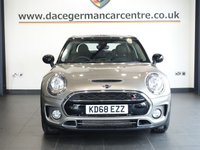 USED 2019 68 MINI CLUBMAN 2.0 Cooper S Exclusive Estate 6dr Petrol Steptronic Euro 6 (s/s) (192 ps) LOW MILEAGE GEM, COMES WITH A FULL MINI / BMW MAIN DEALER SERVICE HISTORY + SATELLITE NAVIGATION + DAB DIGITAL RADIO + BLUETOOTH CONNECTIVITY + APPS CONTROL + LEATHER MULTI-FUNCTIONAL STEERING WHEEL + CRUISE CONTROL + AUTOMATIC HEADLIGHTS + CLIMATE CONTROL + AIR CONDITIONING + IN CAR ENTERTAINMENT AUX/USB + ROOF SPOILER + AUTOMATIC WIPERS WITH RAIN SENSOR + ELECTRIC HEATED DOOR MIRRORS + ELECTRIC WINDOWS + DAY TIME RUNNING LIGHTS + 18 INCH ALLOY WHEELS + 60/40 FOLDING REAR SEATS.
