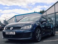 USED 2016 65 VOLKSWAGEN GOLF 2.0 TDI BlueMotion Tech GTD (Nav) Estate 5dr Diesel DSG Euro 6 (s/s) (184 ps) 