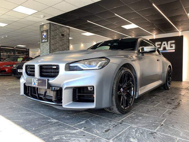 USED 2024 24 BMW M2 3.0 BiTurbo Coupe 2dr Petrol Steptronic Euro 6 (s/s) (460 ps) FROZEN GREY | BMW TRACK PACK