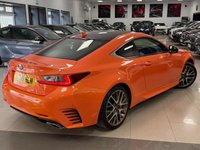 USED 2018 18 LEXUS RC 2.5 300h F Sport Coupe 2dr Petrol Hybrid CVT Euro 6 (s/s) (223 ps) FULL & COMPLETE LEXUS HISTORY & RARE SOLAR FLARE ORANGE METALLIC!