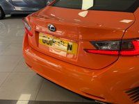 USED 2018 18 LEXUS RC 2.5 300h F Sport Coupe 2dr Petrol Hybrid CVT Euro 6 (s/s) (223 ps) FULL & COMPLETE LEXUS HISTORY & RARE SOLAR FLARE ORANGE METALLIC!
