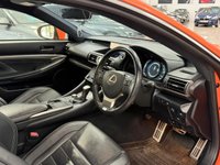 USED 2018 18 LEXUS RC 2.5 300h F Sport Coupe 2dr Petrol Hybrid CVT Euro 6 (s/s) (223 ps) FULL & COMPLETE LEXUS HISTORY & RARE SOLAR FLARE ORANGE METALLIC!