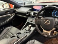 USED 2018 18 LEXUS RC 2.5 300h F Sport Coupe 2dr Petrol Hybrid CVT Euro 6 (s/s) (223 ps) FULL & COMPLETE LEXUS HISTORY & RARE SOLAR FLARE ORANGE METALLIC!