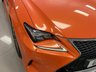 USED 2018 18 LEXUS RC 2.5 300h F Sport Coupe 2dr Petrol Hybrid CVT Euro 6 (s/s) (223 ps) FULL & COMPLETE LEXUS HISTORY & RARE SOLAR FLARE ORANGE METALLIC!