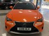 USED 2018 18 LEXUS RC 2.5 300h F Sport Coupe 2dr Petrol Hybrid CVT Euro 6 (s/s) (223 ps) FULL & COMPLETE LEXUS HISTORY & RARE SOLAR FLARE ORANGE METALLIC!