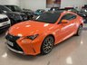 USED 2018 18 LEXUS RC 2.5 300h F Sport Coupe 2dr Petrol Hybrid CVT Euro 6 (s/s) (223 ps) FULL & COMPLETE LEXUS HISTORY & RARE SOLAR FLARE ORANGE METALLIC!