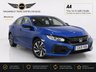 USED 2019 19 HONDA CIVIC 1.0 VTEC Turbo SE Hatchback 5dr Petrol CVT Euro 6 (s/s) (126 ps) Full SH, 2 Keys, Sports trim, High spec