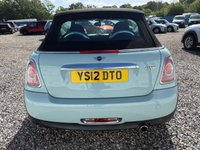 USED 2012 12 MINI CONVERTIBLE 1.6 One Convertible 2dr Petrol Manual Euro 5 (98 ps) 