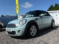 USED 2012 12 MINI CONVERTIBLE 1.6 One Convertible 2dr Petrol Manual Euro 5 (98 ps) 