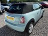 USED 2012 12 MINI CONVERTIBLE 1.6 One Convertible 2dr Petrol Manual Euro 5 (98 ps) 