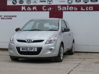 USED 2011 61 HYUNDAI I20 1.2 Classic Hatchback 3dr Petrol Manual Euro 5 (77 bhp) 