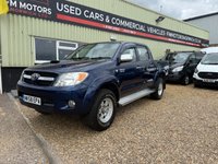 USED 2008 58 TOYOTA HI-LUX TOYOTA  HILUX 3.0 D4D DIESEL PICK UP BLUE NO VAT!!! Excellent Condition NO VAT