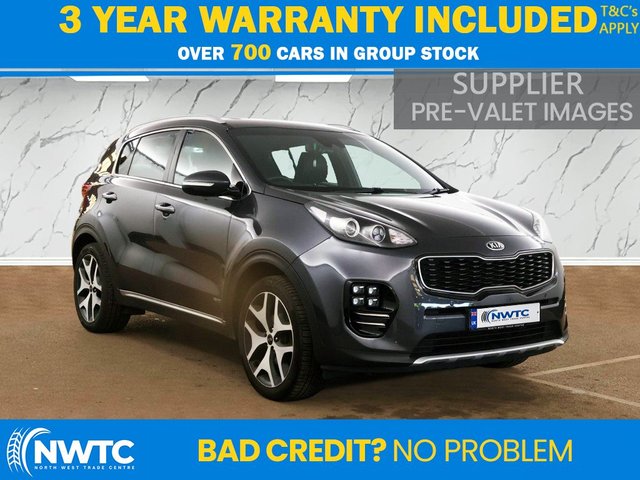 View our Kia Sportage 1.6 T-GDi GT-Line SUV 5dr Petrol Manual AWD Euro 6 (174 bhp) F/S/H!! 1 FORMER OWNER!