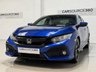 USED 2017 67 HONDA CIVIC 1.0 VTEC Turbo SR Hatchback 5dr Petrol CVT Euro 6 (s/s) (129 ps) 