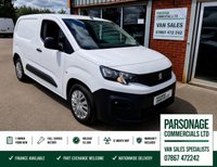 USED 2019 69 PEUGEOT PARTNER 1.5 BlueHDi 1000 Professional Standard Panel Van 5dr Diesel Manual SWB Euro 6 (s/s) (100 bhp) 1 OWNER FULL SERVICE HISTORY