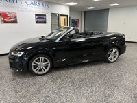USED 2018 T AUDI A3 CABRIOLET 2.0 TFSI S line Convertible 2dr Petrol S Tronic quattro Euro 6 (s/s) (190 ps) 
