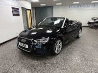 USED 2018 T AUDI A3 CABRIOLET 2.0 TFSI S line Convertible 2dr Petrol S Tronic quattro Euro 6 (s/s) (190 ps) 