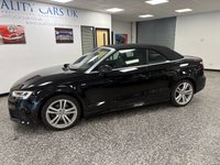 USED 2018 T AUDI A3 CABRIOLET 2.0 TFSI S line Convertible 2dr Petrol S Tronic quattro Euro 6 (s/s) (190 ps) 