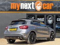 USED 2017 67 MERCEDES-BENZ GLA220 2.1 GLA220d AMG Line (Premium Plus) SUV 5dr Diesel 7G-DCT 4MATIC Euro 6 (s/s) (177 ps) HUGE SPEC + AMG LINE PREMIUM PLUS + TWIN PANORAMIC ROOF + NIGHT PACKAGE + REVERSE CAMERA + FINISHED IN MOUNTAIN GREY WITH ALCANTARA AND LEATHER SEATS WITH RED STITCHING + 19" MULTISPOKE AMG LINE ALLOYS IN BLACK + HEATED ELECTRIC MEMORY SEATS + BLUETOOTH + DAB RADIO