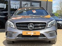 USED 2017 67 MERCEDES-BENZ GLA220 2.1 GLA220d AMG Line (Premium Plus) SUV 5dr Diesel 7G-DCT 4MATIC Euro 6 (s/s) (177 ps) HUGE SPEC + AMG LINE PREMIUM PLUS + TWIN PANORAMIC ROOF + NIGHT PACKAGE + REVERSE CAMERA + FINISHED IN MOUNTAIN GREY WITH ALCANTARA AND LEATHER SEATS WITH RED STITCHING + 19" MULTISPOKE AMG LINE ALLOYS IN BLACK + HEATED ELECTRIC MEMORY SEATS + BLUETOOTH + DAB RADIO