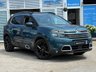 USED 2019 19 CITROEN C5 AIRCROSS 1.2 PureTech Flair Plus SUV 5dr Petrol Manual Euro 6 (s/s) (130 ps) Finished in  TIJUCA BLUE MET with contrasting GREY LEATHER and CLOTH trim. The C5 AIRCROSS is really relaxing to drive and its stylish design makes it look more expensive than it is. This eye catching, economical and easy to drive family car, cuts an unmistakable figure on the road, Features include Pan Roof, Nav, Rear Camera, Elec Seats, Gesture Boot, DAB, Park Sensors, B/Tooth, 19 Alloys and more. Dealer serviced at 16770 miles, 28611 miles, 54319 miles (Inc Timing Belt) and at 68157 miles.