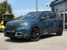 USED 2019 19 CITROEN C5 AIRCROSS 1.2 PureTech Flair Plus SUV 5dr Petrol Manual Euro 6 (s/s) (130 ps) Finished in  TIJUCA BLUE MET with contrasting GREY LEATHER and CLOTH trim. The C5 AIRCROSS is really relaxing to drive and its stylish design makes it look more expensive than it is. This eye catching, economical and easy to drive family car, cuts an unmistakable figure on the road, Features include Pan Roof, Nav, Rear Camera, Elec Seats, Gesture Boot, DAB, Park Sensors, B/Tooth, 19 Alloys and more. Dealer serviced at 16770 miles, 28611 miles, 54319 miles (Inc Timing Belt) and at 68157 miles.