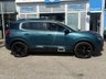 USED 2019 19 CITROEN C5 AIRCROSS 1.2 PureTech Flair Plus SUV 5dr Petrol Manual Euro 6 (s/s) (130 ps) Finished in  TIJUCA BLUE MET with contrasting GREY LEATHER and CLOTH trim. The C5 AIRCROSS is really relaxing to drive and its stylish design makes it look more expensive than it is. This eye catching, economical and easy to drive family car, cuts an unmistakable figure on the road, Features include Pan Roof, Nav, Rear Camera, Elec Seats, Gesture Boot, DAB, Park Sensors, B/Tooth, 19 Alloys and more. Dealer serviced at 16770 miles, 28611 miles, 54319 miles (Inc Timing Belt) and at 68157 miles.
