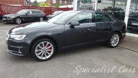 USED 2019 19 AUDI A4 2.0 TDI 40 Sport Saloon 4dr Diesel S Tronic quattro Euro 6 (s/s) (190 ps) 