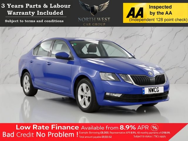 View our Skoda Octavia 1.0 TSI GPF SE Technology Hatchback 5dr Petrol Manual Euro 6 (s/s) (115 ps) NATIONWIDE PARTS & LABOUR WARRANTY INCLUDED + 12 MONTHS AA BREAKDOWN FREE