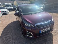 USED 2015 15 PEUGEOT 108 1.2 VTi PureTech Allure Hatchback 5dr Petrol Manual Euro 5 (82 ps) 