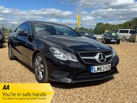 USED 2013 63 MERCEDES-BENZ E CLASS 2.1 E220 CDI SE Coupe 2dr Diesel G-Tronic+ Euro 5 (s/s) (170 ps) Aircon/Heated Seats