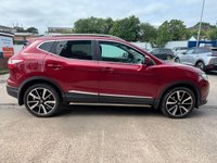 USED 2015 15 NISSAN QASHQAI 1.5 dCi Tekna SUV 5 Door Diesel Manual Red 2WD Low Tax +HEATED LEATHER+REVERSE CAM+SENSORS