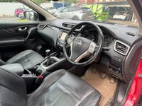 USED 2015 15 NISSAN QASHQAI 1.5 dCi Tekna SUV 5 Door Diesel Manual Red 2WD Low Tax +HEATED LEATHER+REVERSE CAM+SENSORS