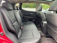 USED 2015 15 NISSAN QASHQAI 1.5 dCi Tekna SUV 5 Door Diesel Manual Red 2WD Low Tax +HEATED LEATHER+REVERSE CAM+SENSORS