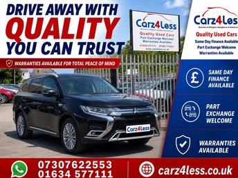 2019 MITSUBISHI OUTLANDER 2.4h TwinMotor 13.8kWh 4h CVT 4WD Euro 6 (s/s) 5dr £12495.00
