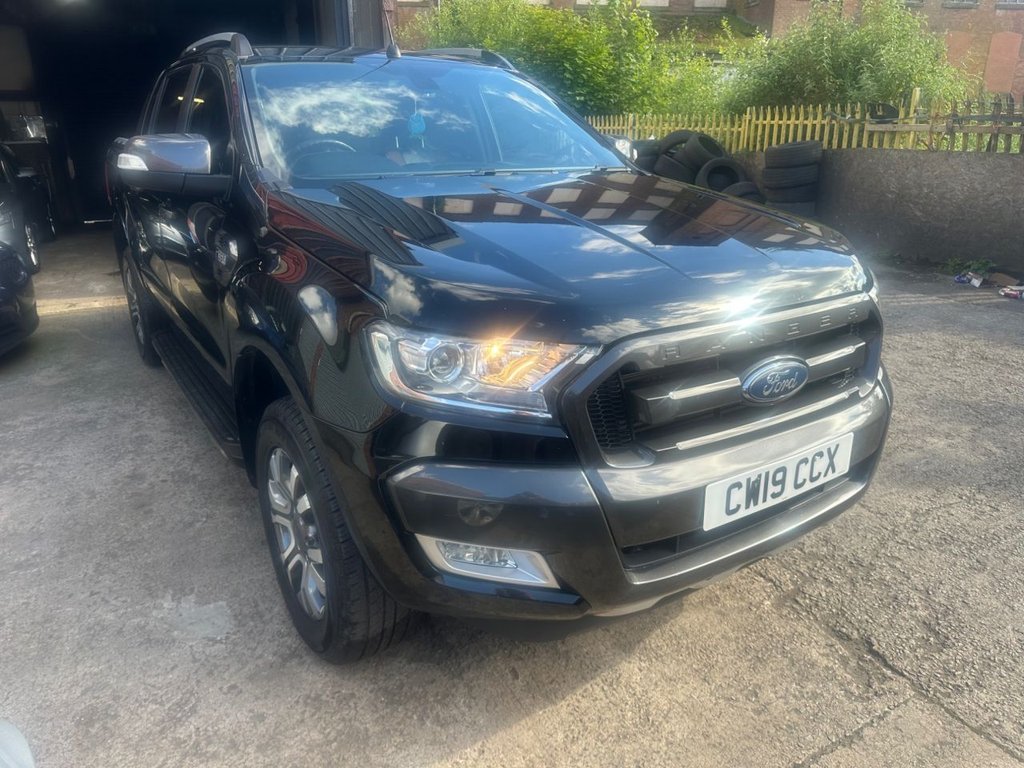 Black 2019 Ford Ranger Pickup Truck All-wheel drive Automatic
