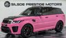 USED 2018 18 LAND ROVER RANGE ROVER SPORT 5.0 Range Rover Sport SVR S/C Auto 4WD 5dr BARBIEPINK+PROOF+HUD+360CAM