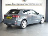 USED 2016 16 AUDI A3 1.4 TFSI CoD Sport Hatchback 3dr Petrol S Tronic Euro 6 (s/s) (150 ps) FULL SERVICE HISTORY + SATELLITE NAVIGATION + BLUETOOTH PHONE AND MEDIA CONNECTIVITY + APPS CONTROL + IN CAR ENTERTAINMENT WITH MEDIA DISPLAY + AUTOMATIC BI XENON HEADLIGHTS + DAB DIGITAL RADIO + DUAL ZONE CLIMATE CONTROL + AIR CONDITIONING + ECO STOP/START SYSTEM + SELECTABLE DRIVING MODES + PARKING SENSORS + 17 INCH ALLOY WHEELS + PRIVACY GLASS + AUTOMATIC WIPERS WITH RAIN SENSOR + FRONT AND REAR ELECTRIC WINDOWS + ELECTRIC HEATED POWER FOLDING DOOR MIRRORS + CRUISE CONTROL