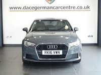 USED 2016 16 AUDI A3 1.4 TFSI CoD Sport Hatchback 3dr Petrol S Tronic Euro 6 (s/s) (150 ps) FULL SERVICE HISTORY + SATELLITE NAVIGATION + BLUETOOTH PHONE AND MEDIA CONNECTIVITY + APPS CONTROL + IN CAR ENTERTAINMENT WITH MEDIA DISPLAY + AUTOMATIC BI XENON HEADLIGHTS + DAB DIGITAL RADIO + DUAL ZONE CLIMATE CONTROL + AIR CONDITIONING + ECO STOP/START SYSTEM + SELECTABLE DRIVING MODES + PARKING SENSORS + 17 INCH ALLOY WHEELS + PRIVACY GLASS + AUTOMATIC WIPERS WITH RAIN SENSOR + FRONT AND REAR ELECTRIC WINDOWS + ELECTRIC HEATED POWER FOLDING DOOR MIRRORS + CRUISE CONTROL