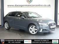 USED 2016 16 AUDI A3 1.4 TFSI CoD Sport Hatchback 3dr Petrol S Tronic Euro 6 (s/s) (150 ps) FULL SERVICE HISTORY + SATELLITE NAVIGATION + BLUETOOTH PHONE AND MEDIA CONNECTIVITY + APPS CONTROL + IN CAR ENTERTAINMENT WITH MEDIA DISPLAY + AUTOMATIC BI XENON HEADLIGHTS + DAB DIGITAL RADIO + DUAL ZONE CLIMATE CONTROL + AIR CONDITIONING + ECO STOP/START SYSTEM + SELECTABLE DRIVING MODES + PARKING SENSORS + 17 INCH ALLOY WHEELS + PRIVACY GLASS + AUTOMATIC WIPERS WITH RAIN SENSOR + FRONT AND REAR ELECTRIC WINDOWS + ELECTRIC HEATED POWER FOLDING DOOR MIRRORS + CRUISE CONTROL