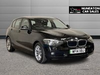 USED 2014 14 BMW 1 SERIES 1.6 116d ED EfficientDynamics Business Hatchback 5dr Diesel Manual Euro 5 (s/s) (116 ps) HEATED FRONT SEATS