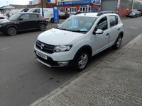 USED 2016 16 DACIA SANDERO STEPWAY 0.9 TCe Ambiance Hatchback 5dr Petrol Manual Euro 6 (s/s) (90 ps) &pound;35 ROAD TAX ONLY 7,449 MILES