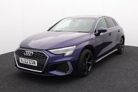 USED 2022 22 AUDI A3 1.4 TFSIe 40 S line Sportback 5dr S Tronic (FULL LEATHER) 