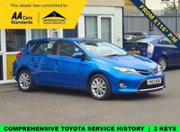 USED 2013 63 TOYOTA AURIS 1.6 V-Matic Icon Hatchback 5dr Petrol Manual Euro 5 (132 ps) Comprehensive TOYOTA Service History  |  Set of 2 Keys